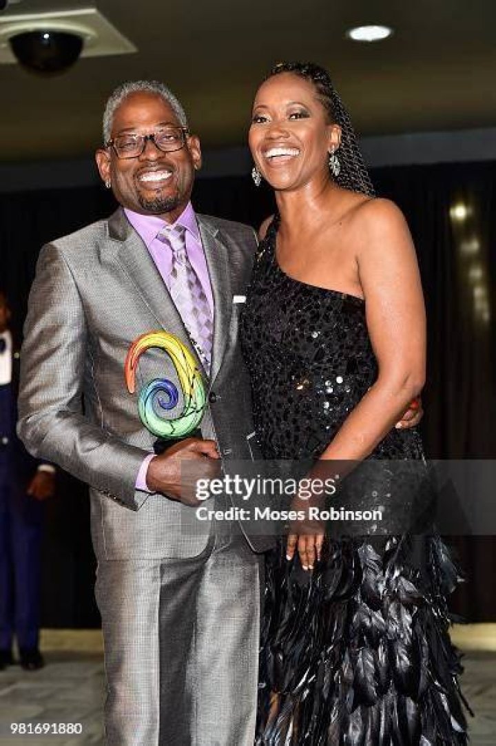 T.C. Carson & Erika Alexander of tv's Living Single Black is